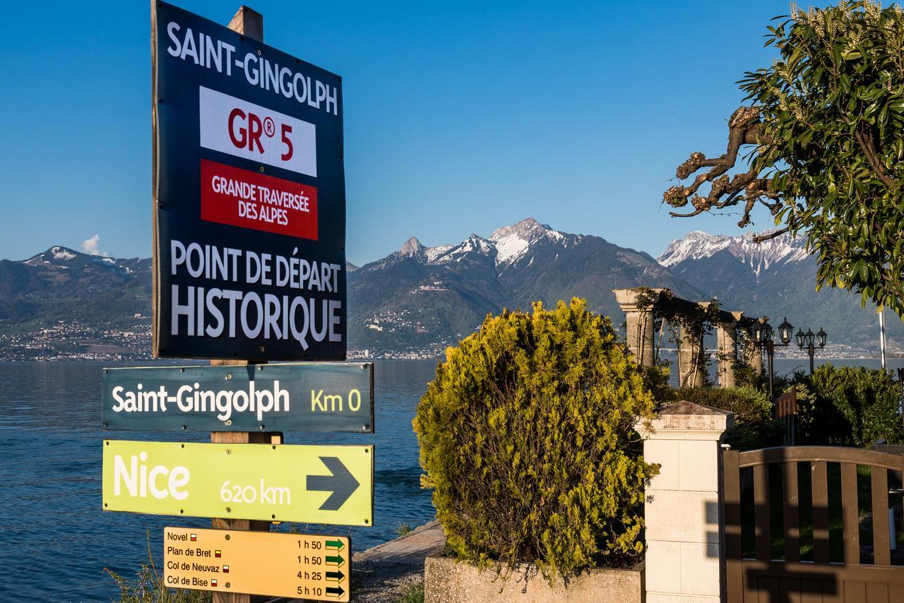 Les Chemins Du Leman Hotell Novel Exteriör bild